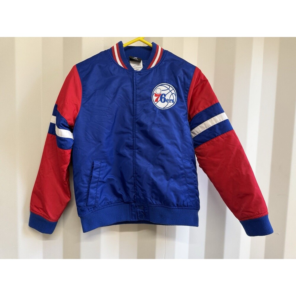 NBA by Outerstuff Youth Boy’s Legendary Varsity Jacket of Philadelphia 76ers Med